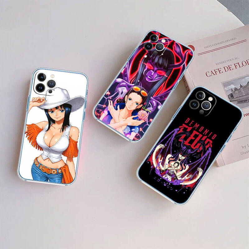 MH121 One Piece Nico Robin Case for Motorola E7 G6 G7 G8 G9 Plus Power Play G10 G20 G04 E30 E40 E22 E20 E13 E15 G22 G23 G05 G75 G35 G55