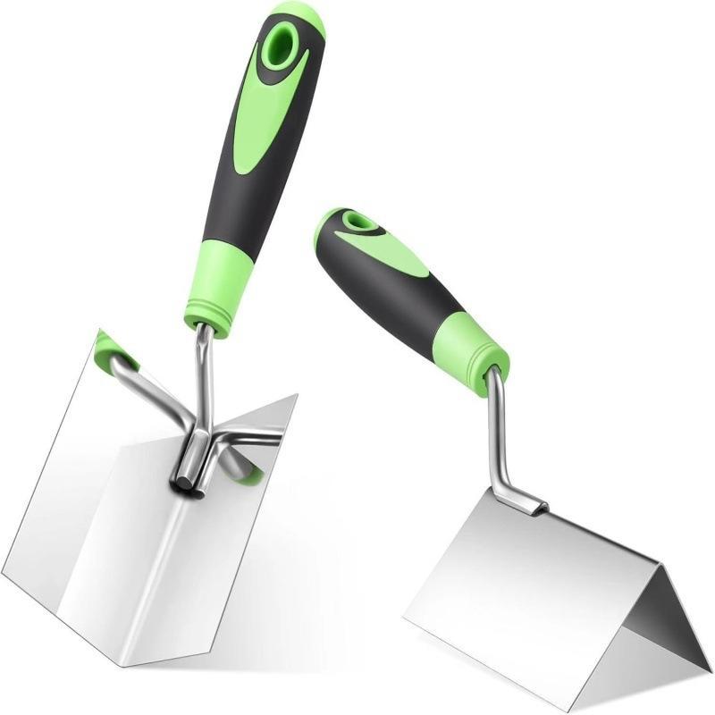 Drywall Corner Tool Outside / Inside Corner Knife Stainless Steel Corner Trowel For Drywall Gyprock Plasterboard