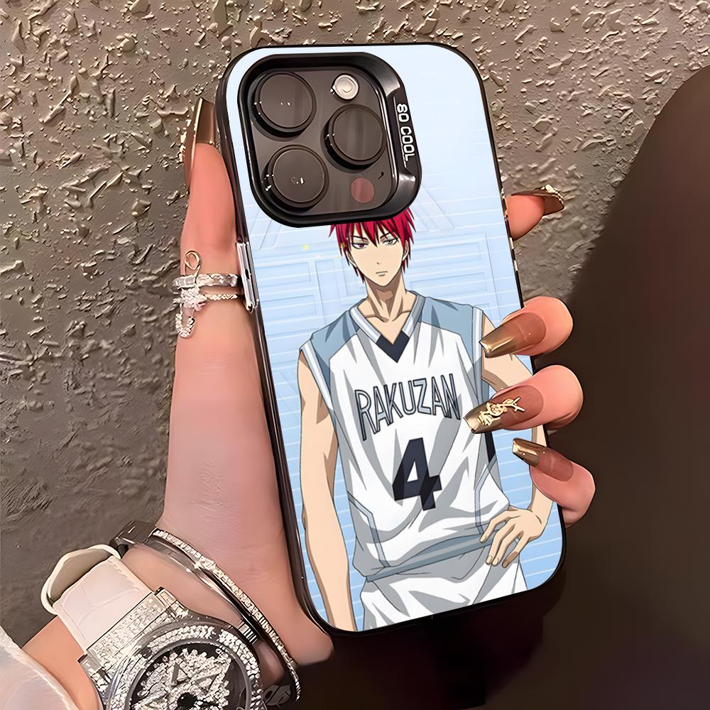 K-Kuroko No B-Basket Phone Case For IPhone17 Air 16 15 14 Plus 13 12 11 Pro XS Max Silver Black Bumper Case