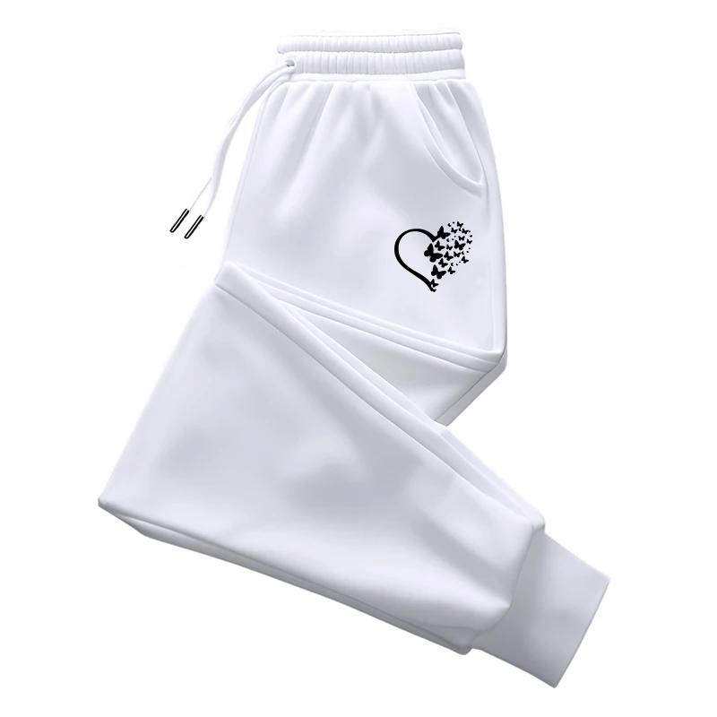 

Женские милые брюки-джоггеры с принтом Высококачественные женские повседневные спортивные однотонные брюки Домашние уличные спортивные штаны S