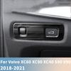 For Volvo XC60 XC90 XC40 S90 V90 2018 - Stainless Steel Car Headlight Switch Sequin Headlight Adjust Cover Trim Sticker