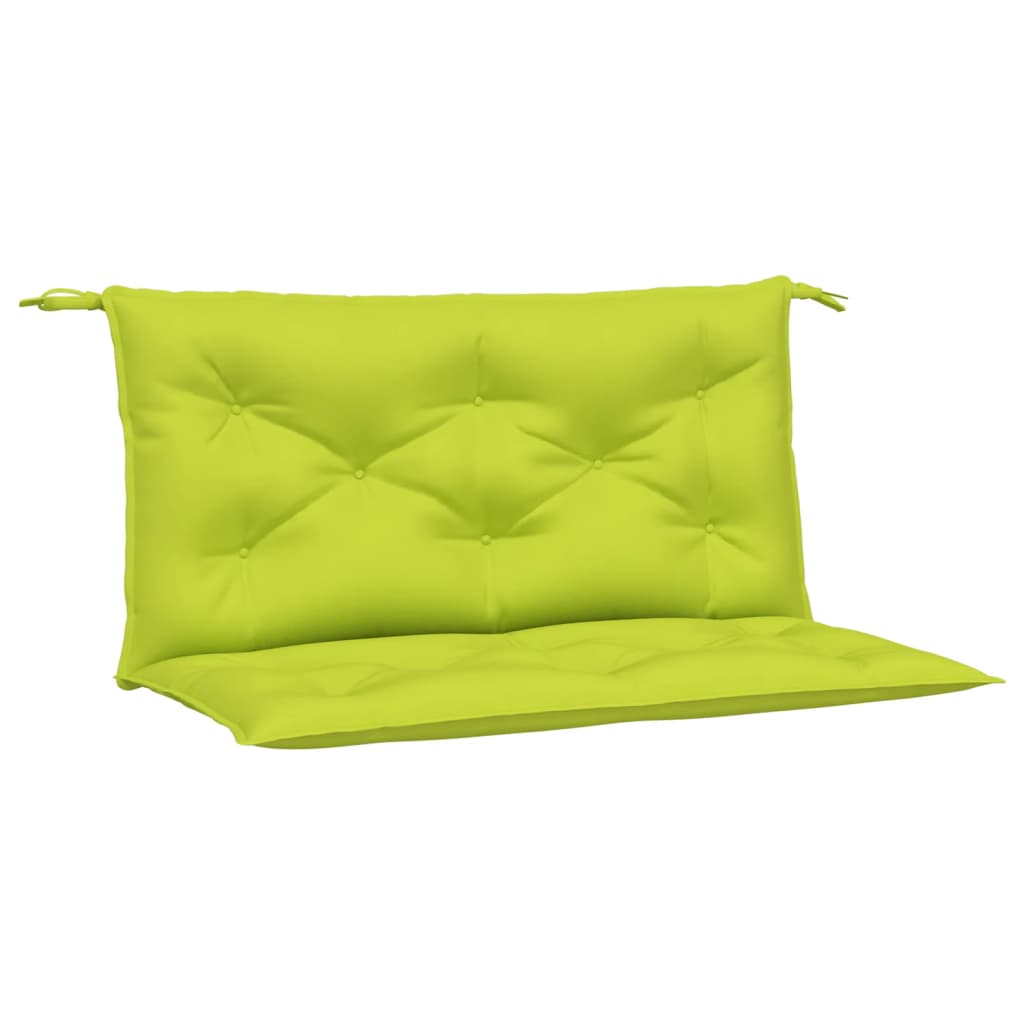 Garden Bench Cushions 2 Pcs. Neon Green 100 X 50 X 7 Cm Oxford Fabric