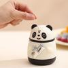 Niedlicher Panda Zahnstocherhalter Behälter Automatischer Zahnstocherspender Drucktyp Zahnstocherbox für Zuhause Bar Party