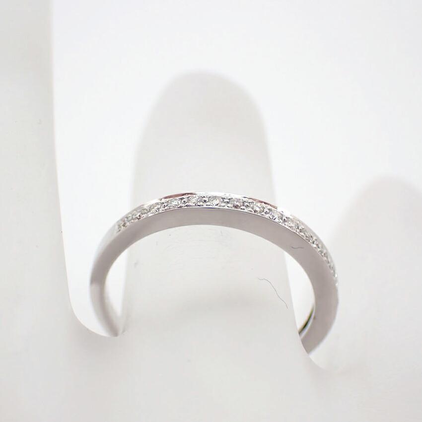 [Used] VENDOME K18WG Diamond Ring / Size 9 / g507-41