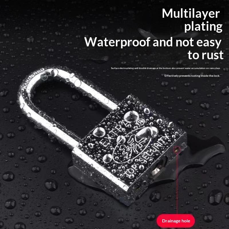 Premium Heavy Duty Iron Lock Anti Theft Reliable Security Lock for Family Home Door Office Gate Indoor Protection