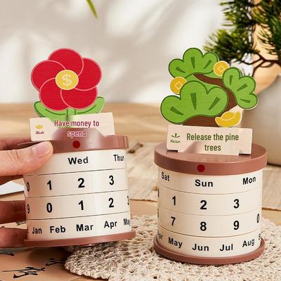 Perpetueel Bureaukalender Ornament: Herfstmis Festival of Verjaardagscadeau voor Leraren en Meisjes