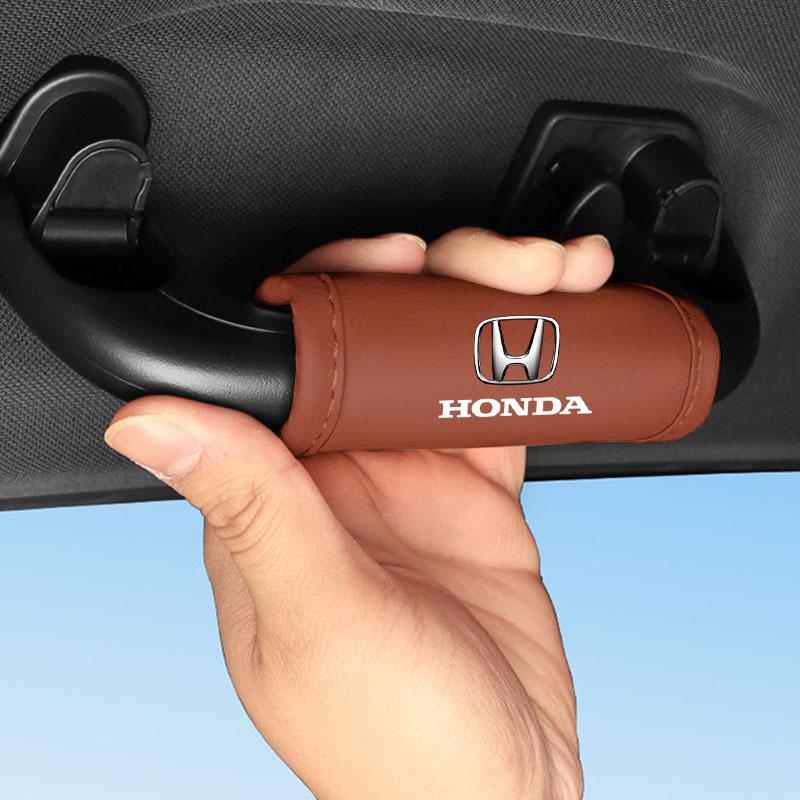 Car Interior Roof Handle Protection Cover Auto Door Pull Hand Brake Handle For Honda Fit Mugen Insight Type VTEC Vezel SiPilot Fit XRV CRV HRV Dio