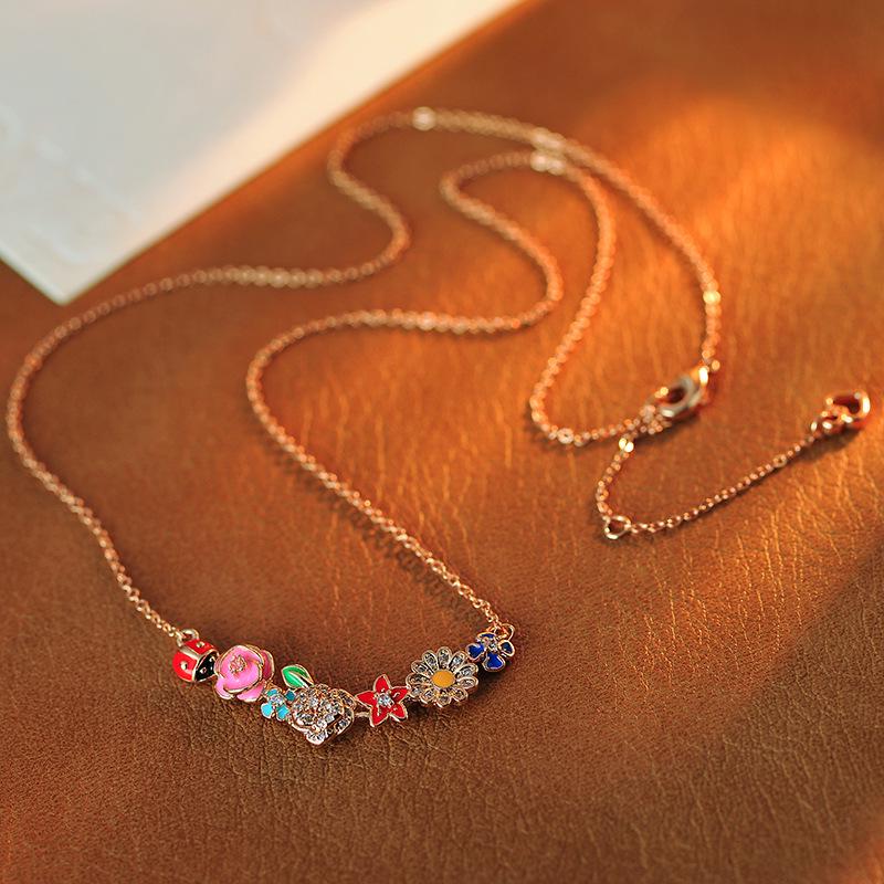 

Colorful Floral Trend Necklace: 2025 Sweet Luxury Women s Accessory