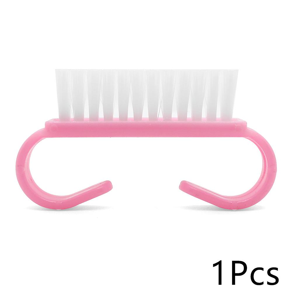 1Pc Nail Cleaning Brushes Manicure Pedicure Soft Hair Remove Dust Powder Hand Scrubbing Clean Brush For Nail Care Makeup