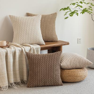 Pillowcase Decorative Throw Pillow Covers For Bedroom Sofa Cushions Bedside Living Room Cushion Covers Soft Durable Fabric