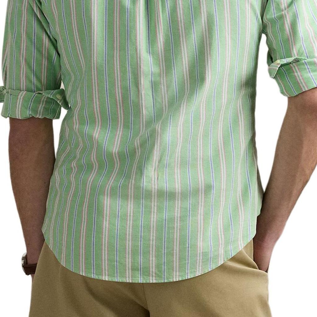 Polo Ralph Lauren Slim Fit Striped Long Sleeve Shirt Men Shirts 710925199-003
