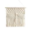 Geweven Macramé Wandkleed Katoon Touw Hangende Plantenbak Wanddecoratie Wandorganizer Woonkamer