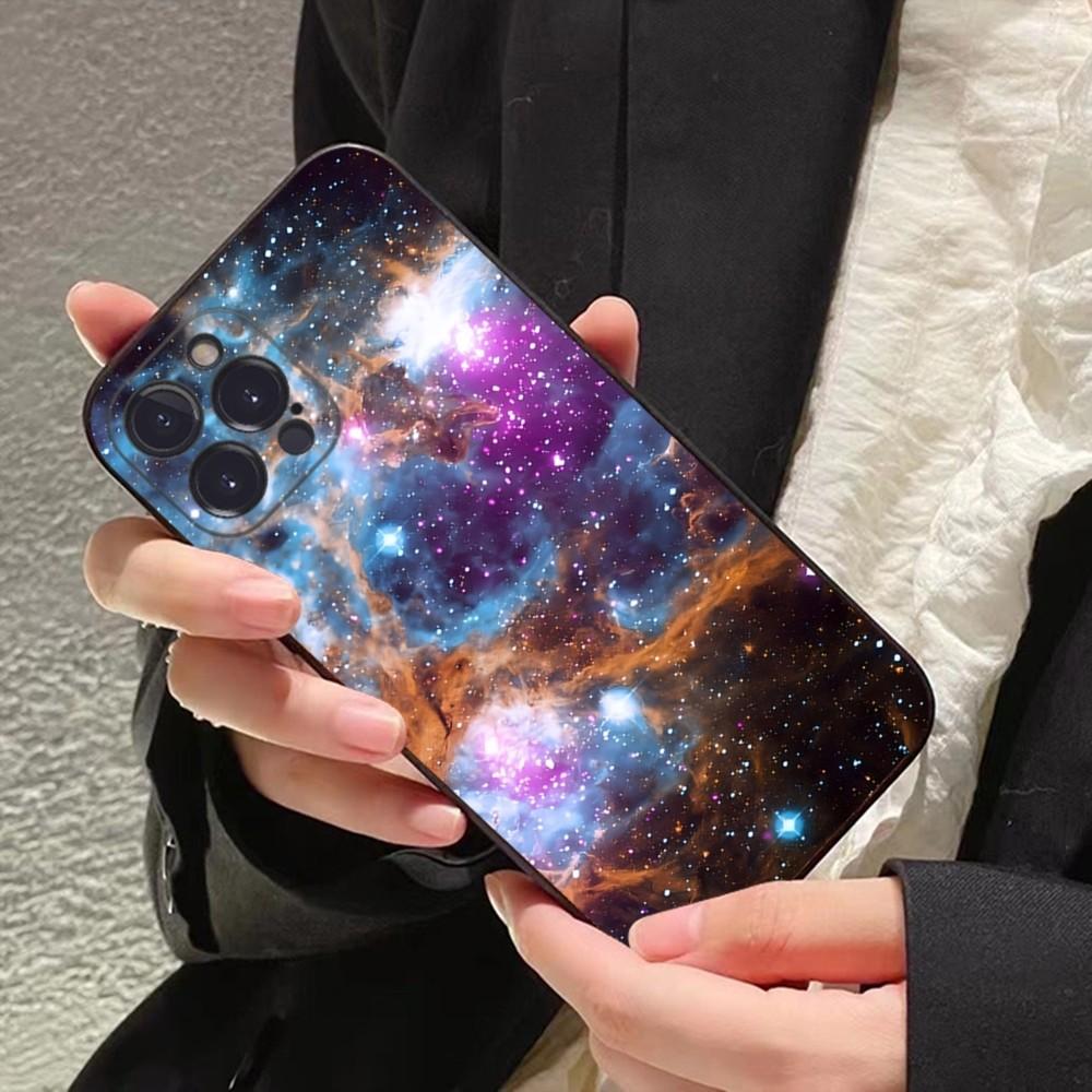 Space Universe Galaxy Phone Case For iPhone 15 14 11 12 13 Mini Pro XS Max Cover 6 7 8 Plus X XR SE 2020 Funda Shell