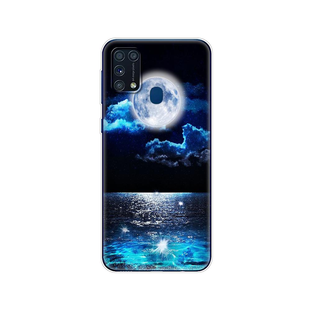 Pentru Samsung M31 Husa 6.4" Husa din silicon moale Tpu pentru Samsung Galaxy M31 M 31 SM-M315FZBVSER m315 Funda pentru bara din spate a telefonului