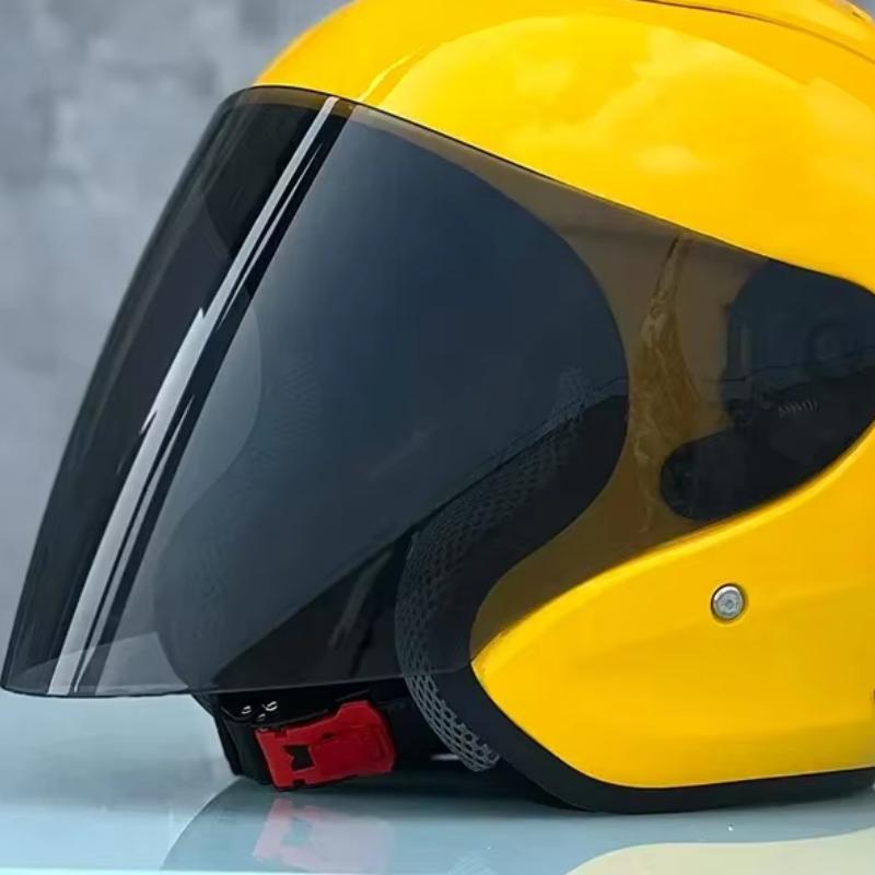 Ram4 Glossy Yellow Half Helmet Men and Women Motorcycle Off-Road Summer Helmet Downhill Racing Mountain Cross Casco Capacete