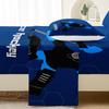 Ice Hockey Player Pattern Sheet Four Piece Bedding Set Bedroom Room Dormitory Bedding Decoration