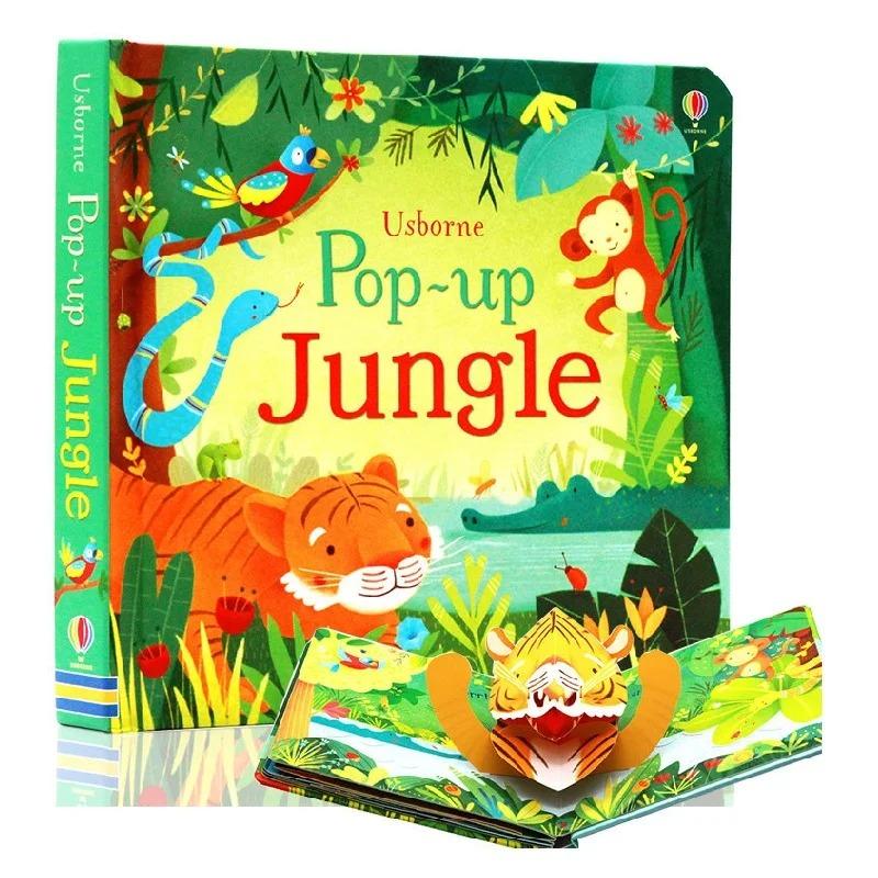 

Kids Pop Up 3D Flap Picture English Books Fairy Tales Bedtime Reading Book Enlighten Learning Toy Children Gift Montessori