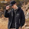 MARK FAIRWHALE Men's Ant-Wrinkle Lightweight Hooded Jacket