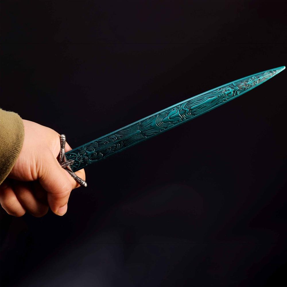 21/30cm Elden Katana Ranni Ice Anime Sword Dark Moon Greatsword Steel Ninja Knife Real Japanese Katana Metal Samurai Sabre Toy
