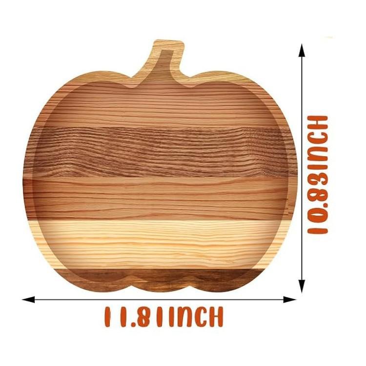 Acacia Wood Cutting Board - Kitchen & Restaurant Wooden Tray for Pizza, Steak, Fruit, and Bread