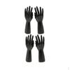 2 Pairs Jewelry Display Holder Bracelet Ring Support Hanger Rack Male - Black