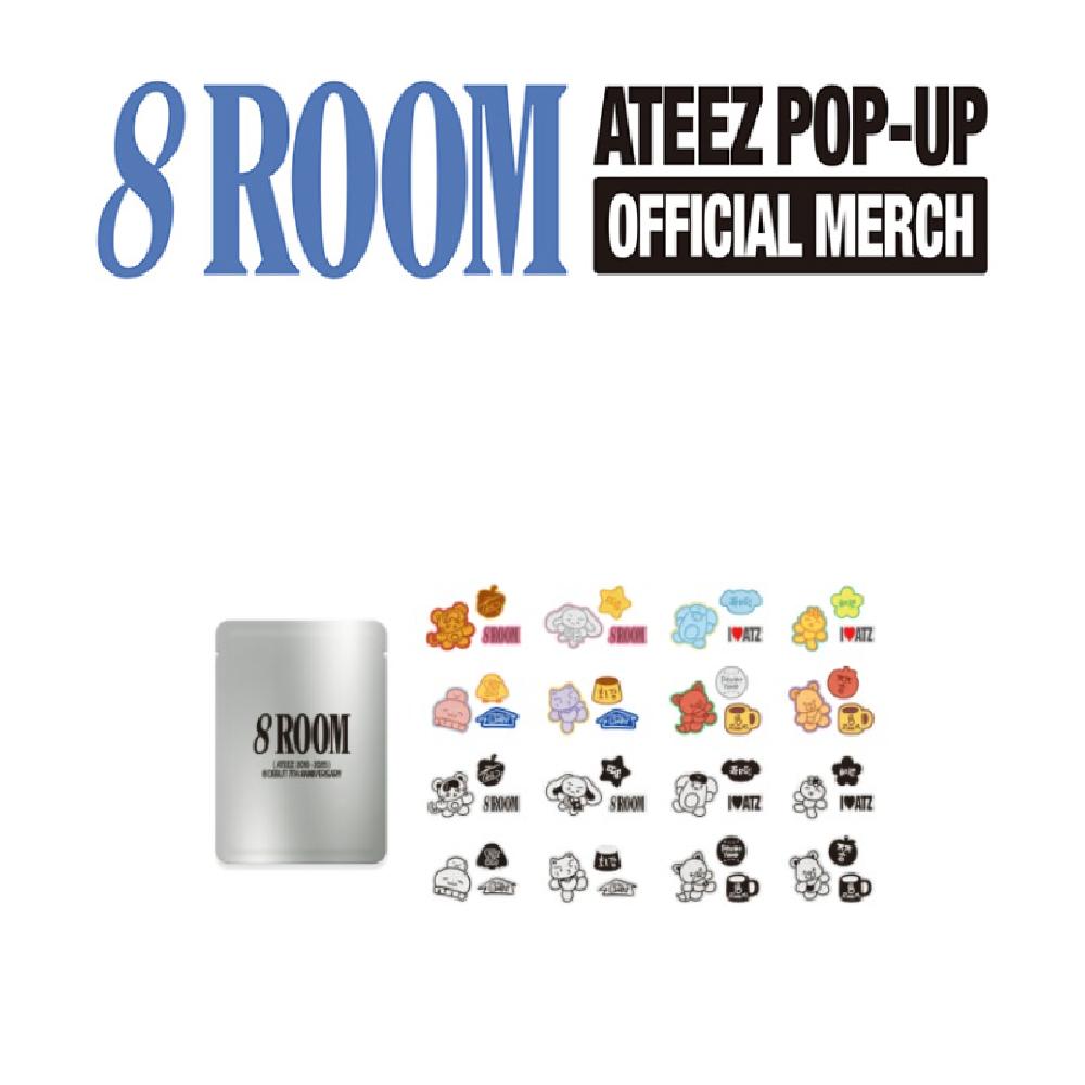 

Предзаказ ATEEZ 7-я годовщина POP-UP 8ROOM Термонаклейка Random 3 sets