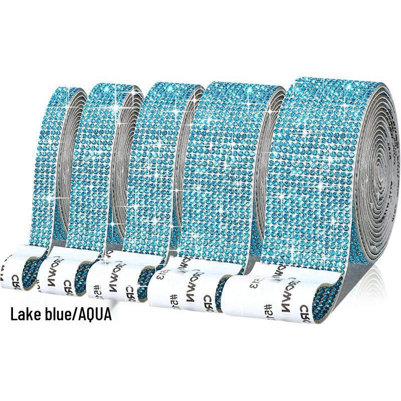 Samoprzylepne paski z kryształkami: Akcesoria DIY do biżuterii, dekoracji samochodowych i rękodzieła