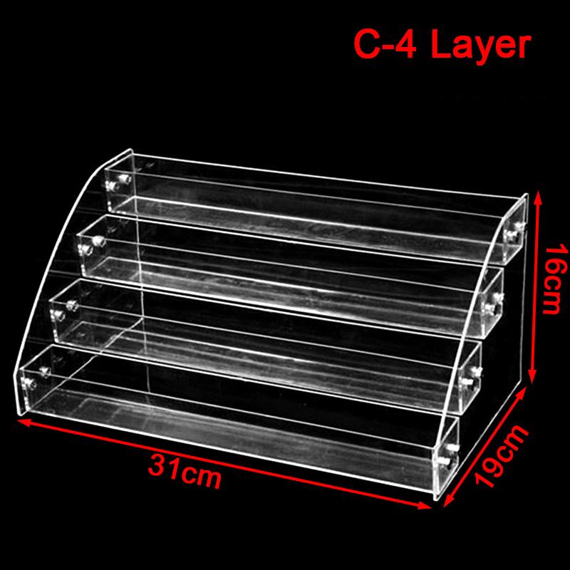 

Nail Polish Rack Acrylic Display Holder Tabletop Makeup Storage Case Organizer as the picture
