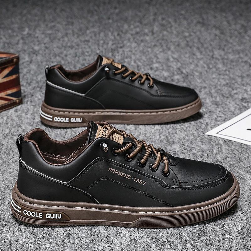 Spring New Casual Shoes  White Shoes Men's Korean Trendy Versatile Flat Shoes Youth Casual Men Shoes