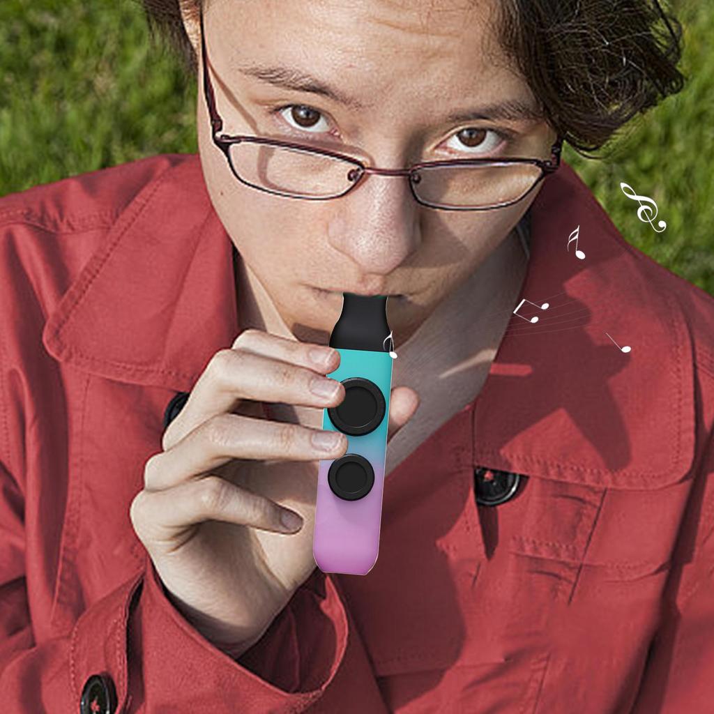 Kazoona pro dospělé Přenosné nástroje na backpacking Dvojitá membrána Kazoo Hračka na uvolnění stresu pro batolata Hraní Narozeniny Děti