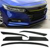 Carbon Fiber Look Front Bumper Hood Grille Trim Sticker For 2018-20 Honda Accord