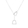 Elegant Horse Stirrup Necklace Modern Horse Stirrup Necklace Elegant Western Necklace Ornament For Trendy Women