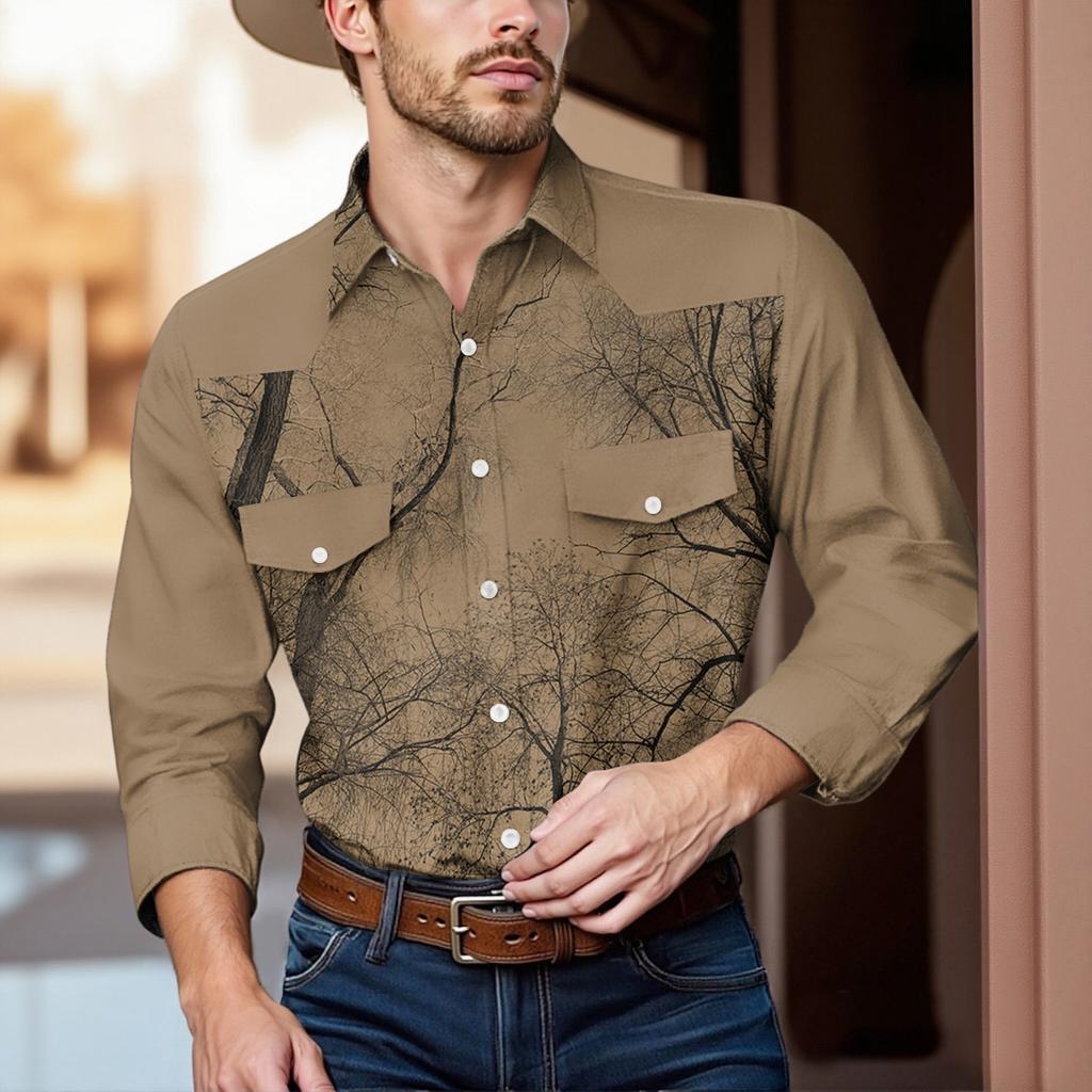Men'S Fashionable Lapel And Shoulder Length Short Sleeved Casual Top