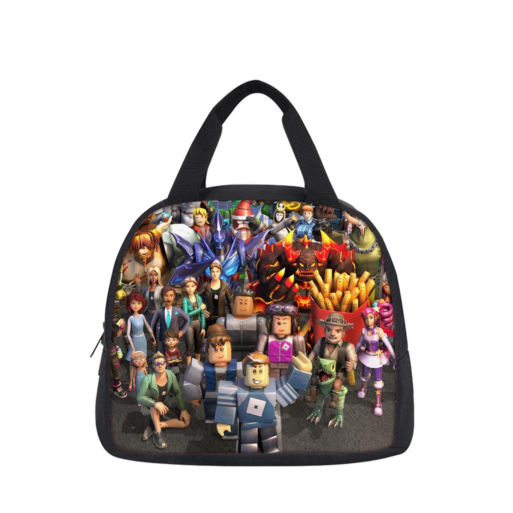 Single-Sided Printed Lunch Bag Game Children'S Picnic Bag Ice Pack Rob Loss Lunch Bag