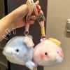 Small Plushie Dolphin Plush Keychain Soft Fluffy Seal Stuffed Doll Seal Plush Pendant  Kids
