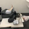 Woman's Shoes 2026 Fashion Round Toe Women Pumps Designer Platform Square Heels Party Dress Shoes High Heels Zapatillas De Mujer