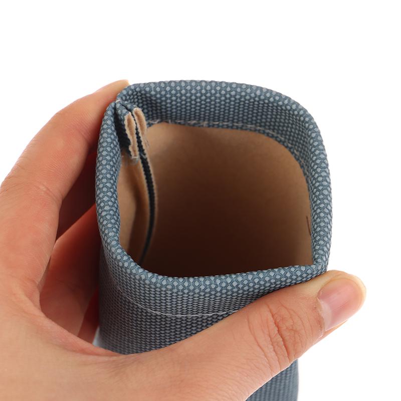 Soft Pu Glasses Bag Automatic Closed Eyewear Pouch Sunglasses Case Glasses Protective Cover Earphone Data Cable Storage Bag