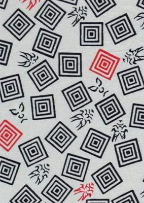Todaya Shoten Tenugui Hand 3 Sho with Kumadori 653 Nashien-zome (Japanese Towel) - (small Bowl) (shaded Pattern)