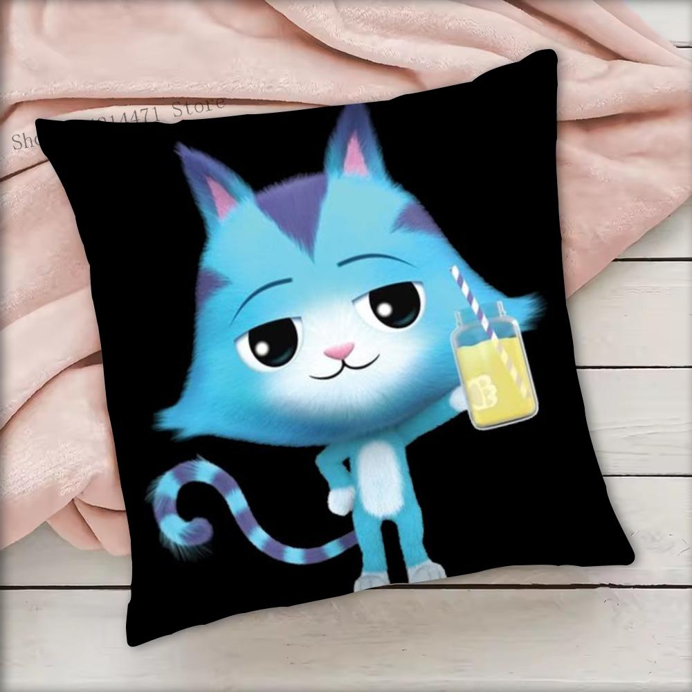 1 Stück G-Gabbys Puppenhaus Kissenbezug Quadratisch Schlafzimmer Sofa Freizeit Komfort Kissen Auto Wohnzimmer Heimdekoration