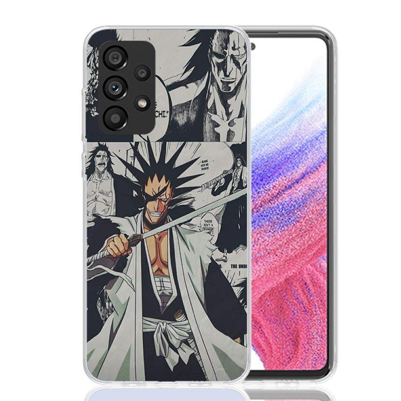 Ichigo Kenpachi Bleach Anime Phone Case For Samsung Galaxy A13 A14 A15 A16 A53 A54 A55 A56 A33 A34 A35 A36 A23 A24 A25 A26 A05S