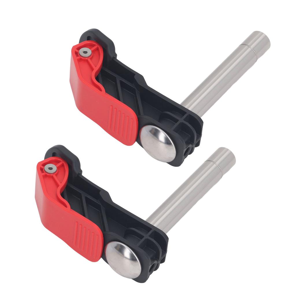 2PCS Woodworking Quick Press Stainless Steel Bench Dog Clamp Desktop Chute Clamp for Plate and