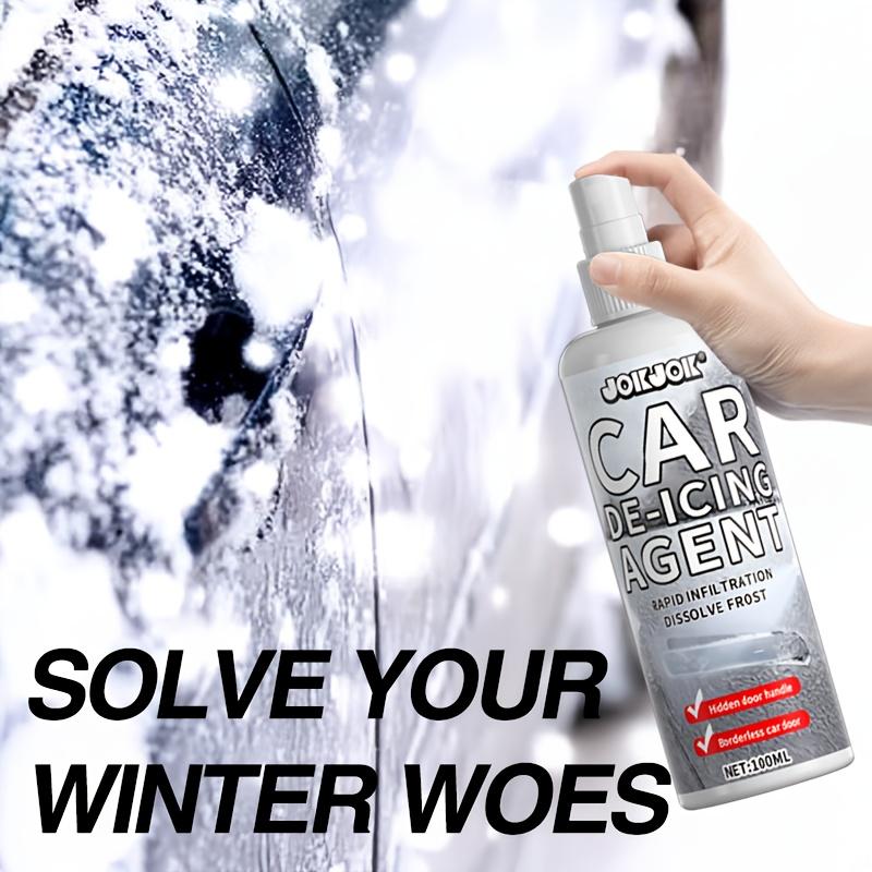Car Windshield Ice Melter, Quick Snow Removal for Cars & Trucks, Brighter Glass Effect, Winter Safety Accessory