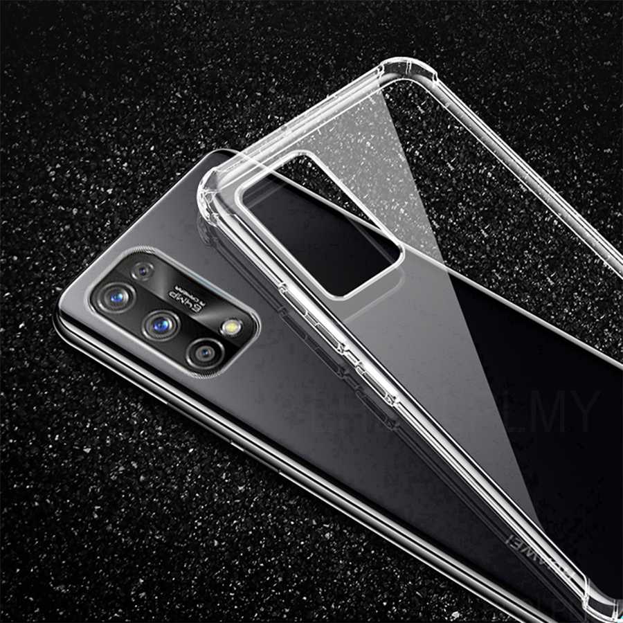Thick Shockproof Silicone Transparent Case For Realme 14 11 9 16 Pro C85 15T OPPO Reno 15 15F A6X A5 A40 A38 A74 A94 A79 5G A38 A16 Protective Cover