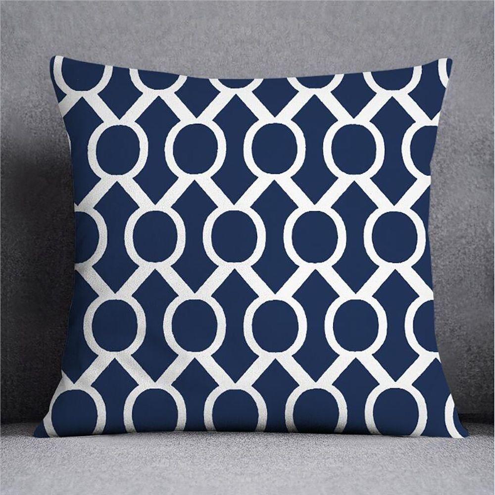 Gufu Geometrischer Kissenbezug Sofa Wohnzimmer Kissenbezug Büro Lendenkissen Nachttisch Quadratischer Kissenbezug Abnehmbar und Waschbar
