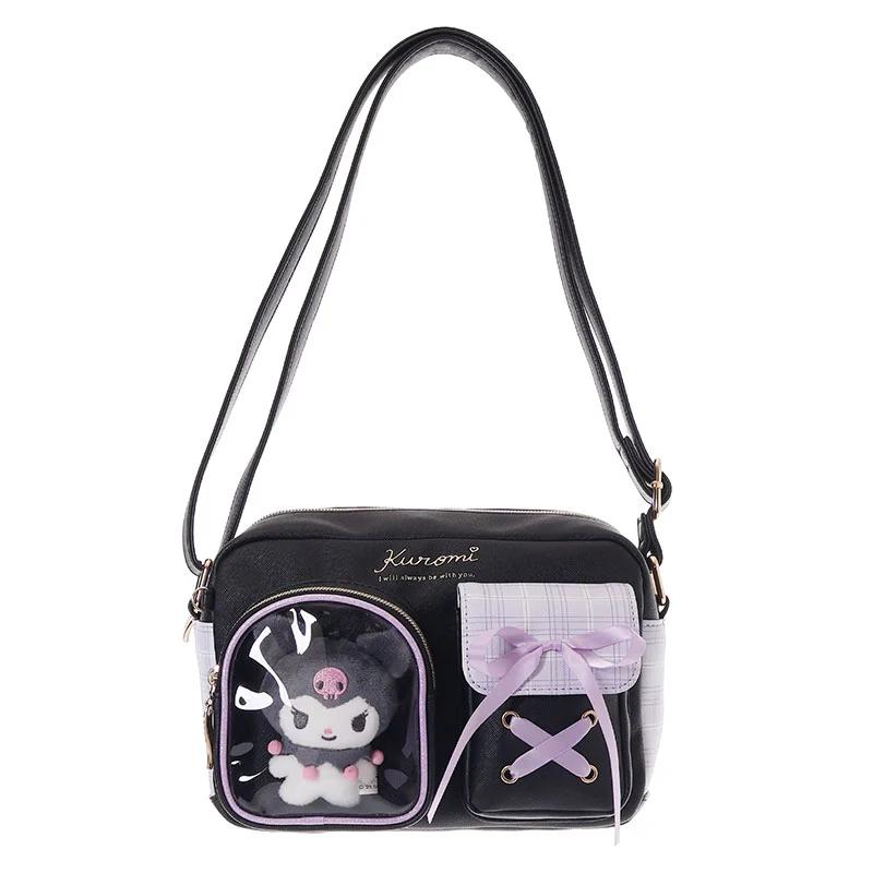 Sanrio Shoulder Bag with Plush doll KUROMI Japan NEW Sanrio Characters