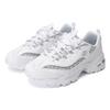 Skechers DLites 1.0 Cuero Simplificado Versátil de Caña Baja Zapatos de Papá Zapatilla para Mujer Plata 896235-WSL