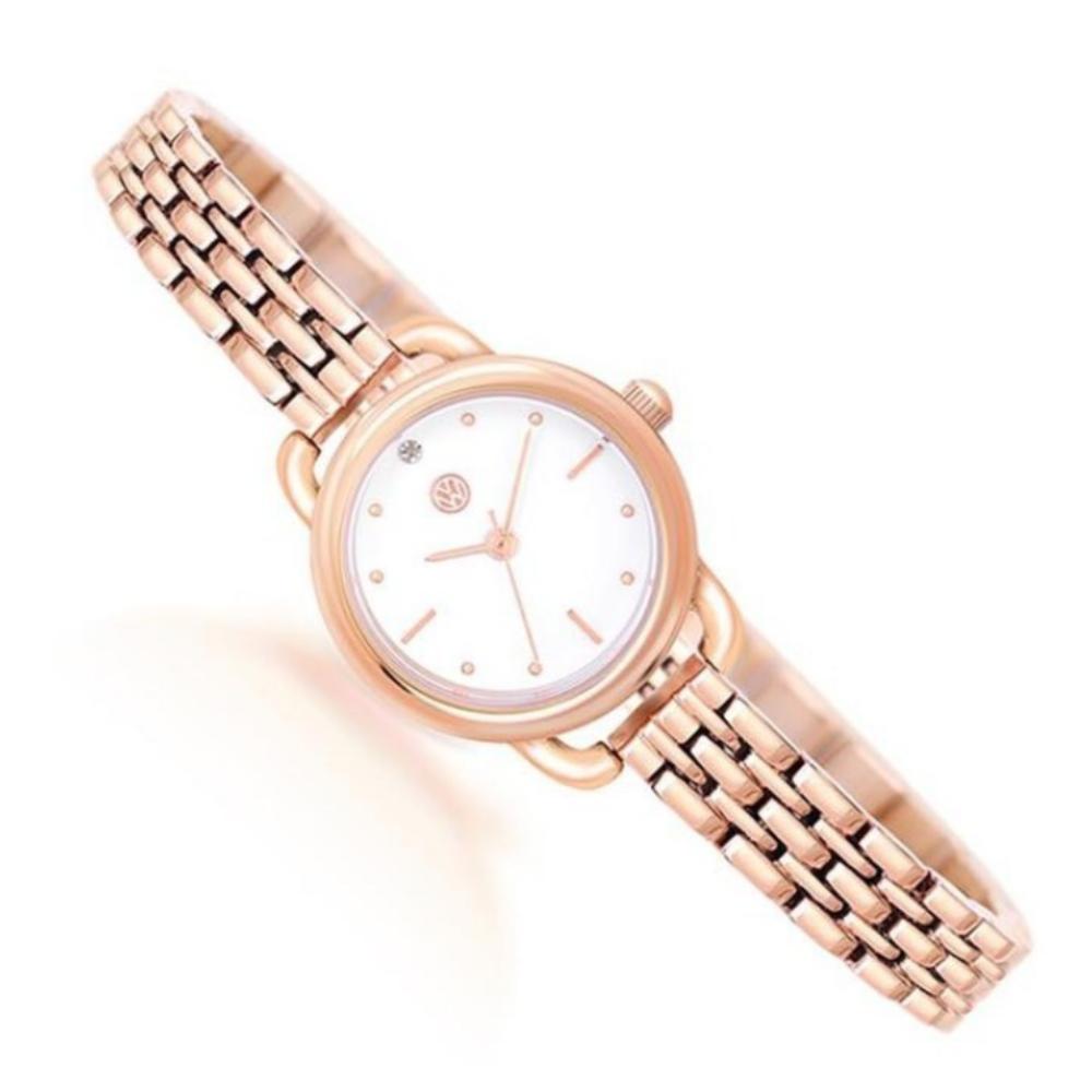 Ensemble Montre Métal Pierre de Diamant Volkswagen + Bracelet