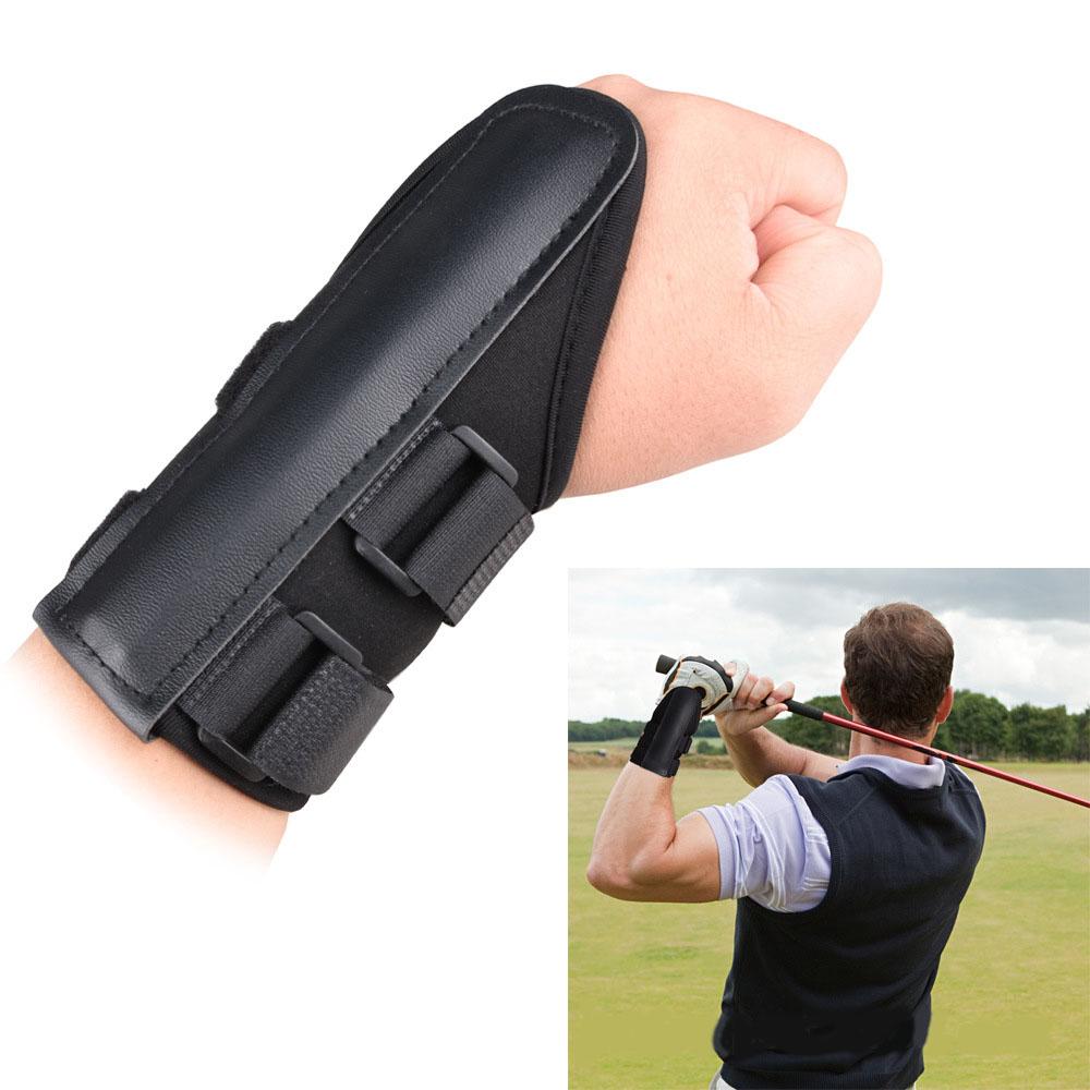 Golf Wrist Trainer Swing Training Aid Wrist Brace Support Correcting Band Black