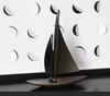 Creative Sailboat Model Crafts Statue Desk Decoration Ornaments Abstract Artwork Sailboat Resins Sculpture Room Aesthetic Decor