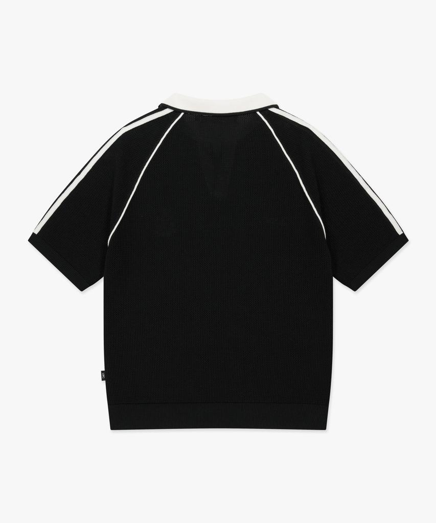 LMC Line Point Skipper Half Knit Black